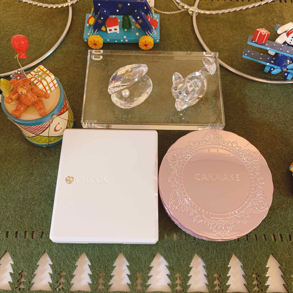 トランスペアレントフィニッシュパウダー/キャンメイク/プレストパウダーを使ったクチコミ（2枚目）