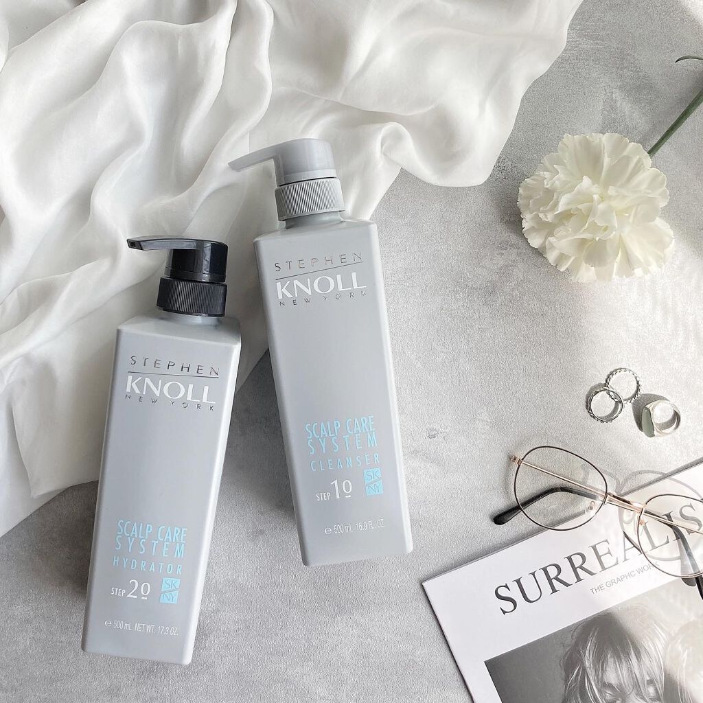 スカルプケアシステム クレンザー/ハイドレーター/スティーブンノル ニューヨーク/市販シャンプーを使ったクチコミ（1枚目）