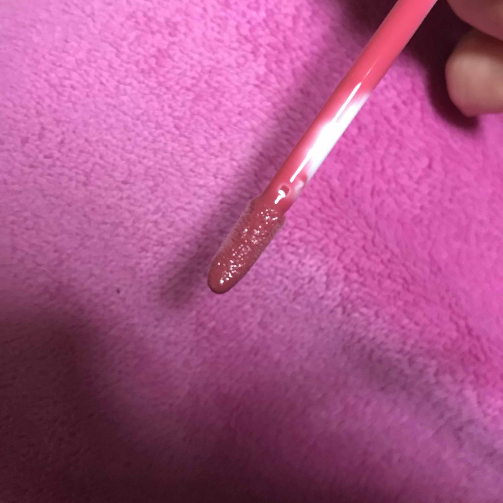 キャンディラップリッチカラー 01 スモーキーローズ/キャンメイク/リップグロスを使ったクチコミ（2枚目）