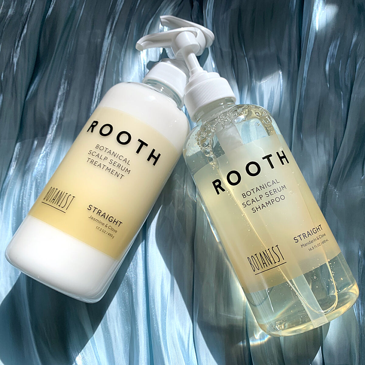 ルース ボタニカルスカルプセラム シャンプー・トリートメント（ストレート）/BOTANIST/市販シャンプーを使ったクチコミ（1枚目）