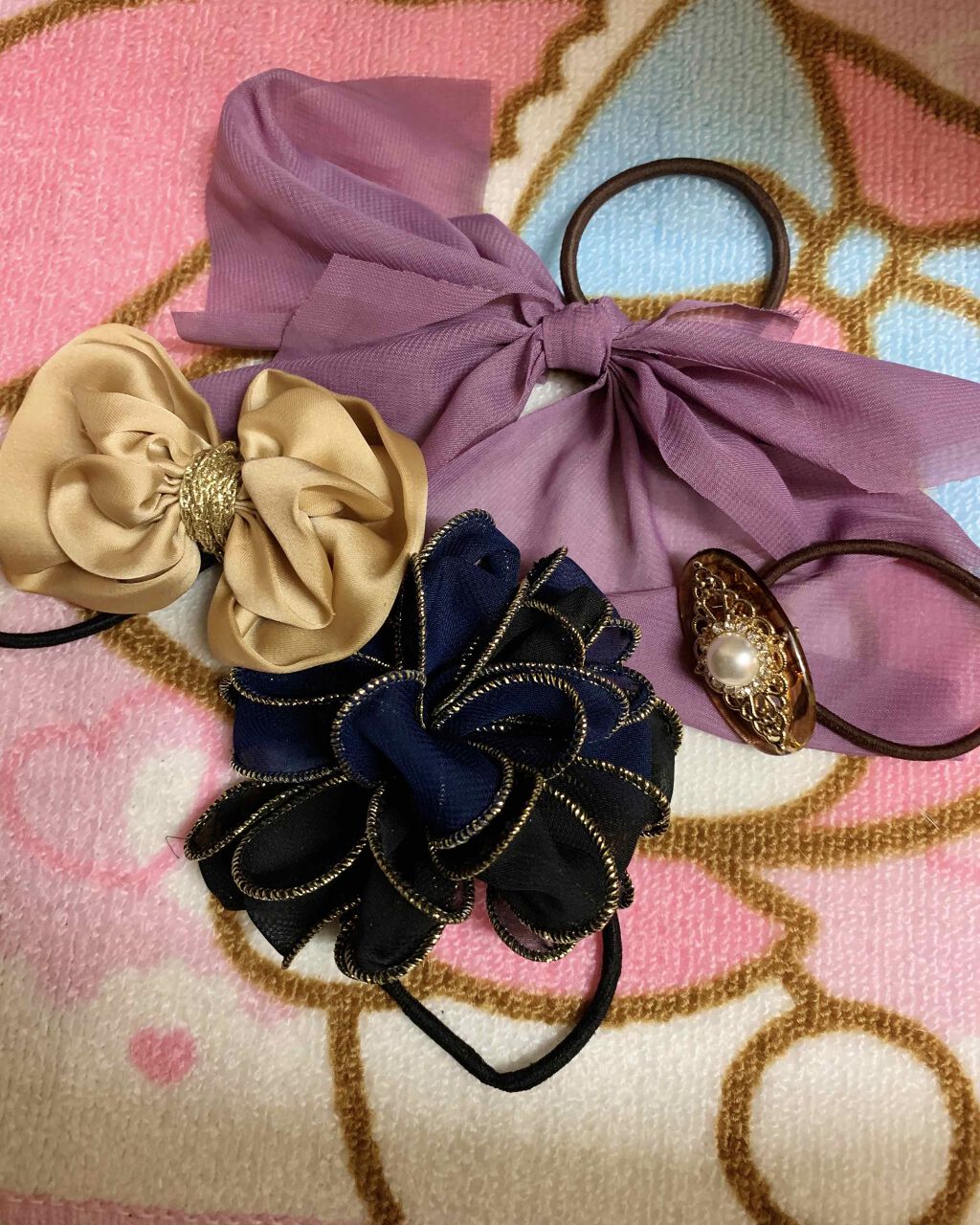 からまないゴム S ブラック/DAISO/ヘアアクセサリーを使ったクチコミ(4枚目)