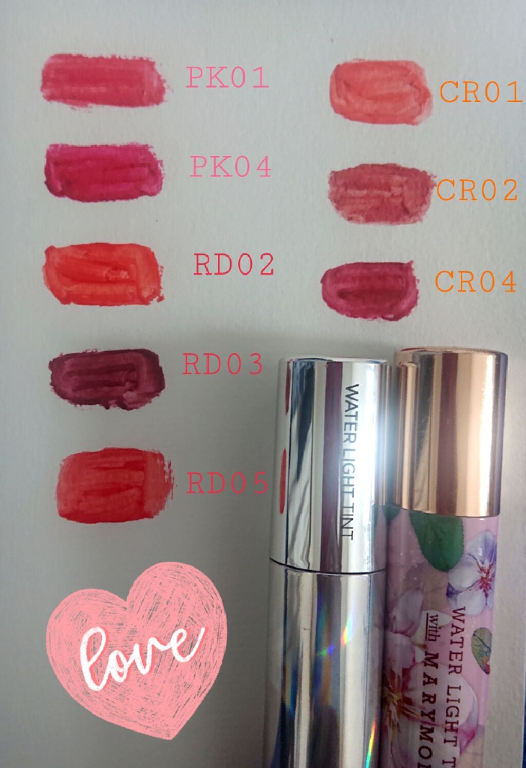 アピュー ウォーターライト ティント/A’pieu/リップティントを使ったクチコミ(1枚目)