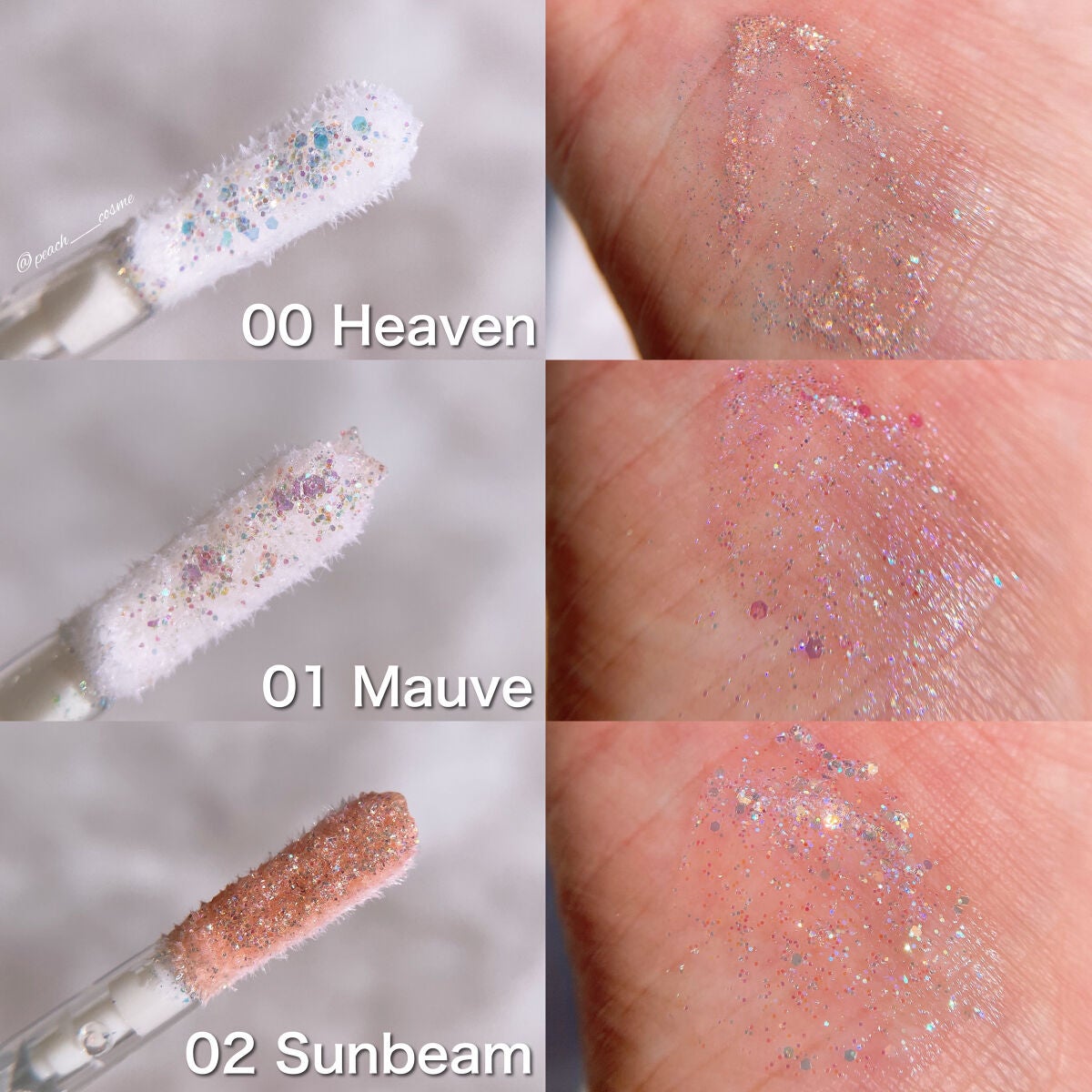 グリッターアイシャドウ/Dear.A/グリッターを使ったクチコミ(3枚目)