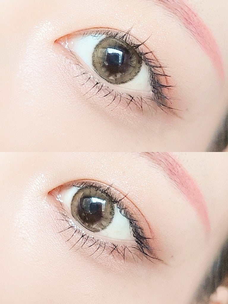 ホロリングブラウン/LENSME/カラーコンタクトレンズを使ったクチコミ(4枚目)