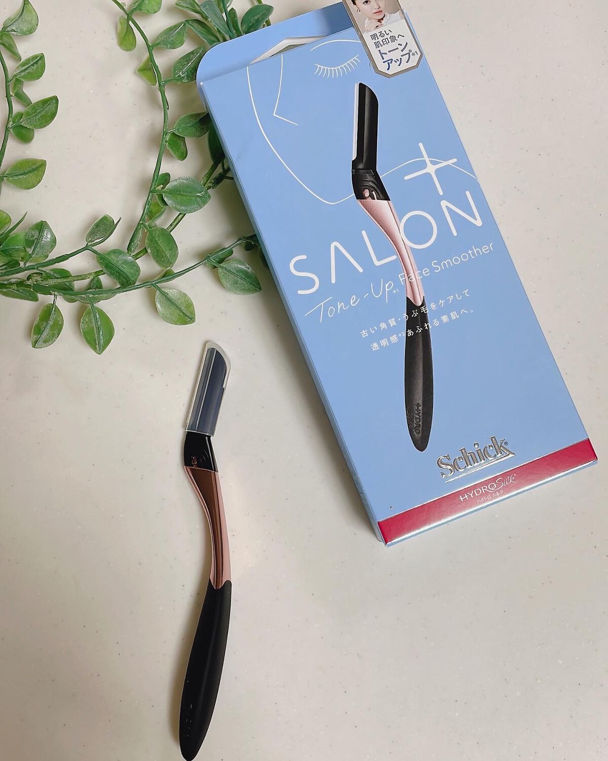 サロンプラス トーンアップ フェイススムーサー ホルダー（刃付き）/サロンプラス/シェーバーを使ったクチコミ（1枚目）