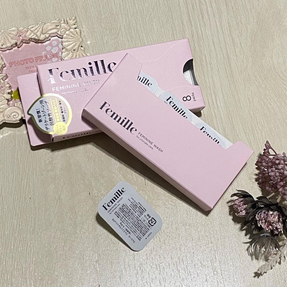 フェミニンウォッシュFD 8 packs/Femille/デリケートゾーンケアを使ったクチコミ（2枚目）