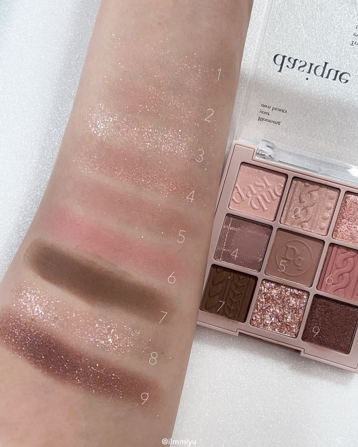 シャドウパレット/dasique/アイシャドウパレットを使ったクチコミ(3枚目)