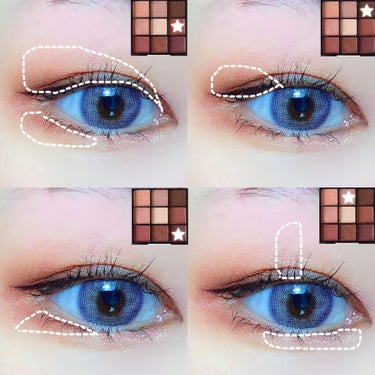 UR GLAM　BLOOMING EYE COLOR PALETTE/U R GLAM/アイシャドウパレットを使ったクチコミ（2枚目）