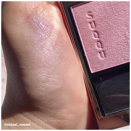 メルティング パウダー ブラッシュ 105 白空 -SHIROZORA<限定色>/SUQQU/パウダーチークを使ったクチコミ(3枚目)