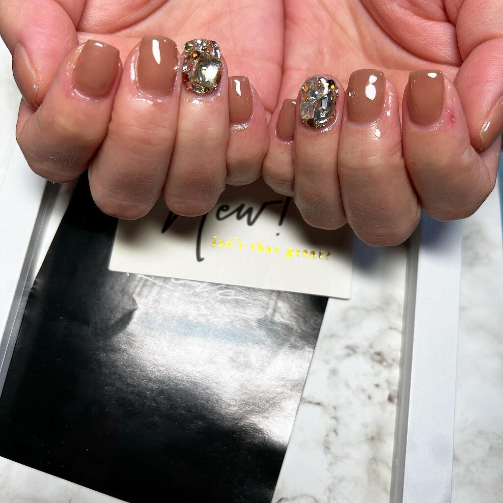 #ブラウンネイル,#埋め尽くしネイル,#ネイル,#ニュアンスネイル,#スカルプネイル,#ジェルネイル,#ママネイル,#ギャルネイル,#大人ネイル,#派手ネイル,#やり放題ネイルのネイルデザイン