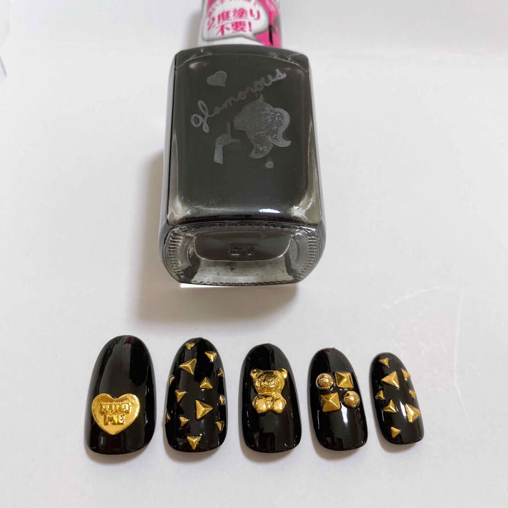 AT濃密グラマラス/セリア/マニキュアを使ったクチコミ（2枚目）