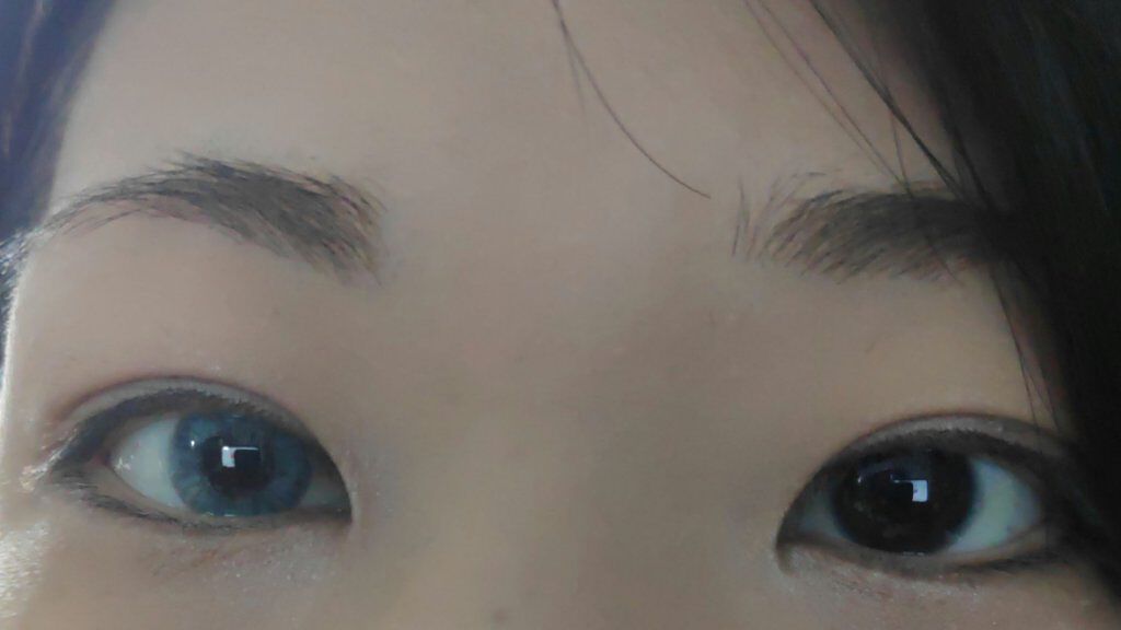 #CHOUCHOU（チュチュ）1day Baby Blue（ベビーブルー）/CHOUCHOU/ワンデー（１DAY）カラコンを使ったクチコミ（3枚目）