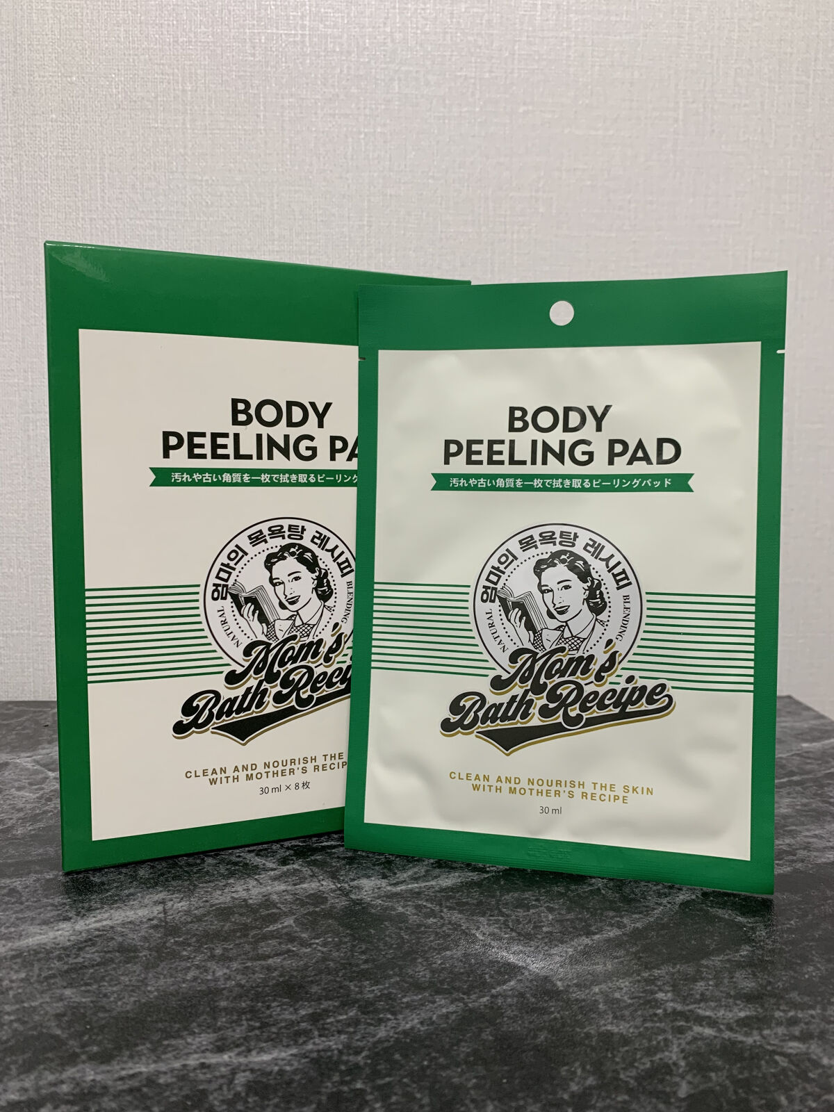 ボディピーリングパッド/Mom’s Bath Recipe/ピーリングを使ったクチコミ（2枚目）