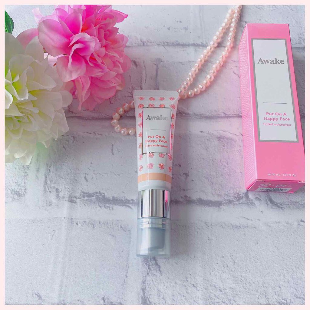 プットオンアハッピーフェイス ティンティド モイスチュアライザー/Awake/CCクリームを使ったクチコミ（1枚目）