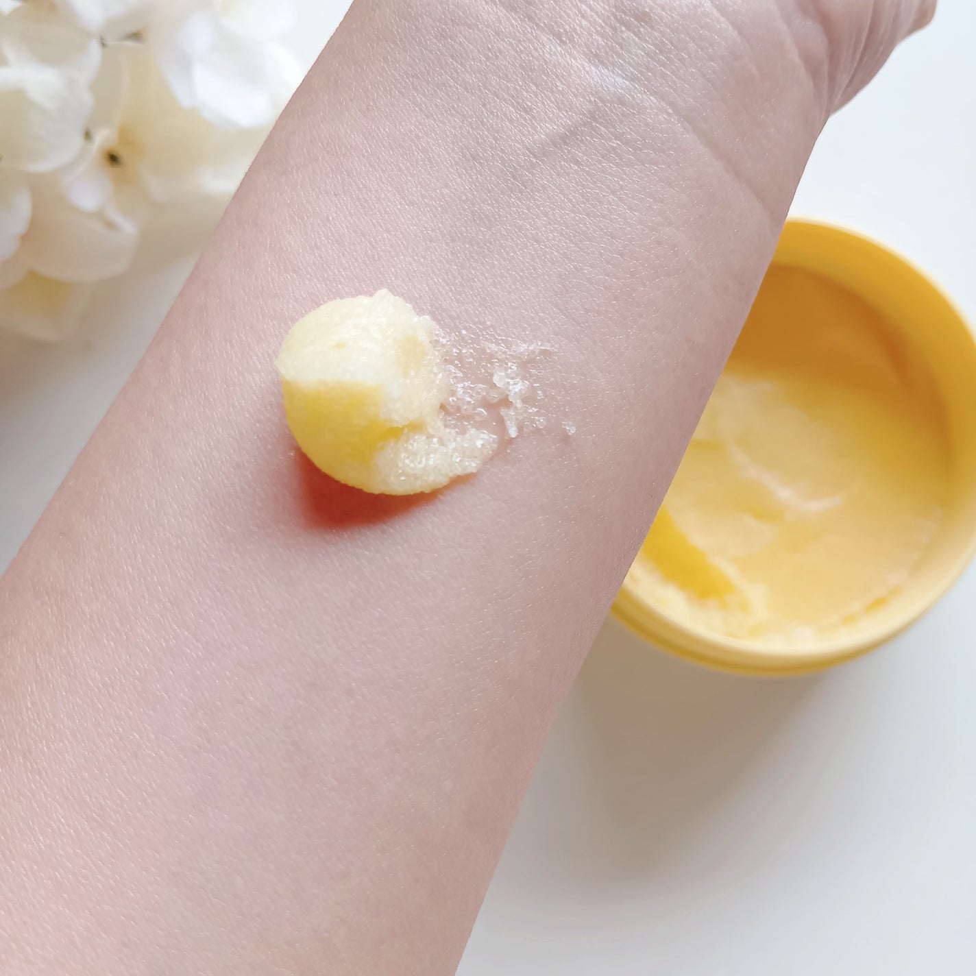 Q+Me スウィートボムタラソスクラブレモンティーの香り/AGARISM/バスト・ヒップケアを使ったクチコミ(3枚目)