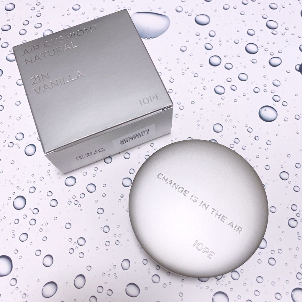 エアクッション ナチュラル/IOPE/クッションファンデーションを使ったクチコミ（2枚目）