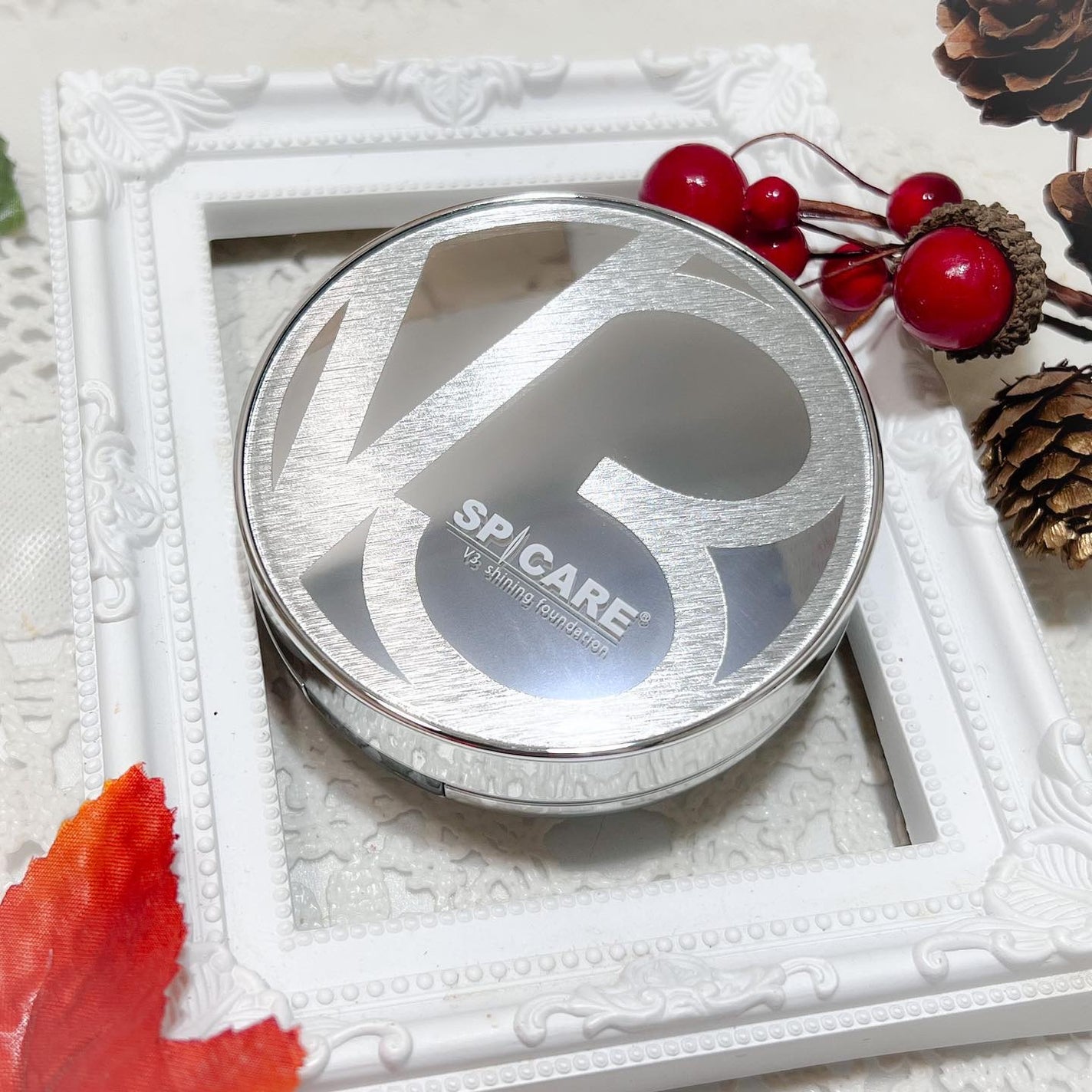 V3シャイニングファンデーション/SPICARE/クッションファンデーションを使ったクチコミ(1枚目)