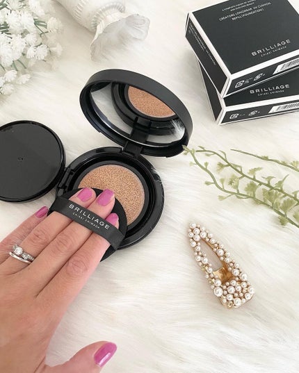 クリエイターズ ロングウェア UV クッション/ブリリアージュ/クッションファンデーションを使ったクチコミ(2枚目)