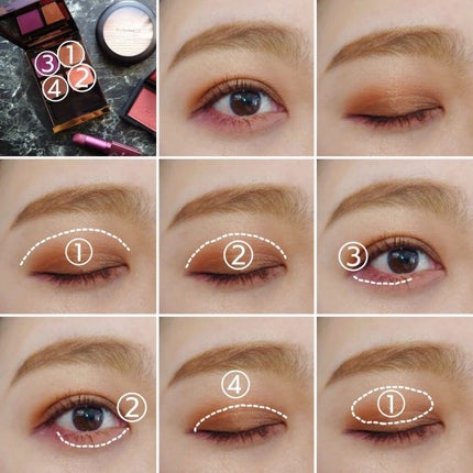 アイ カラー クォード/TOM FORD BEAUTY/アイシャドウパレットを使ったクチコミ(4枚目)