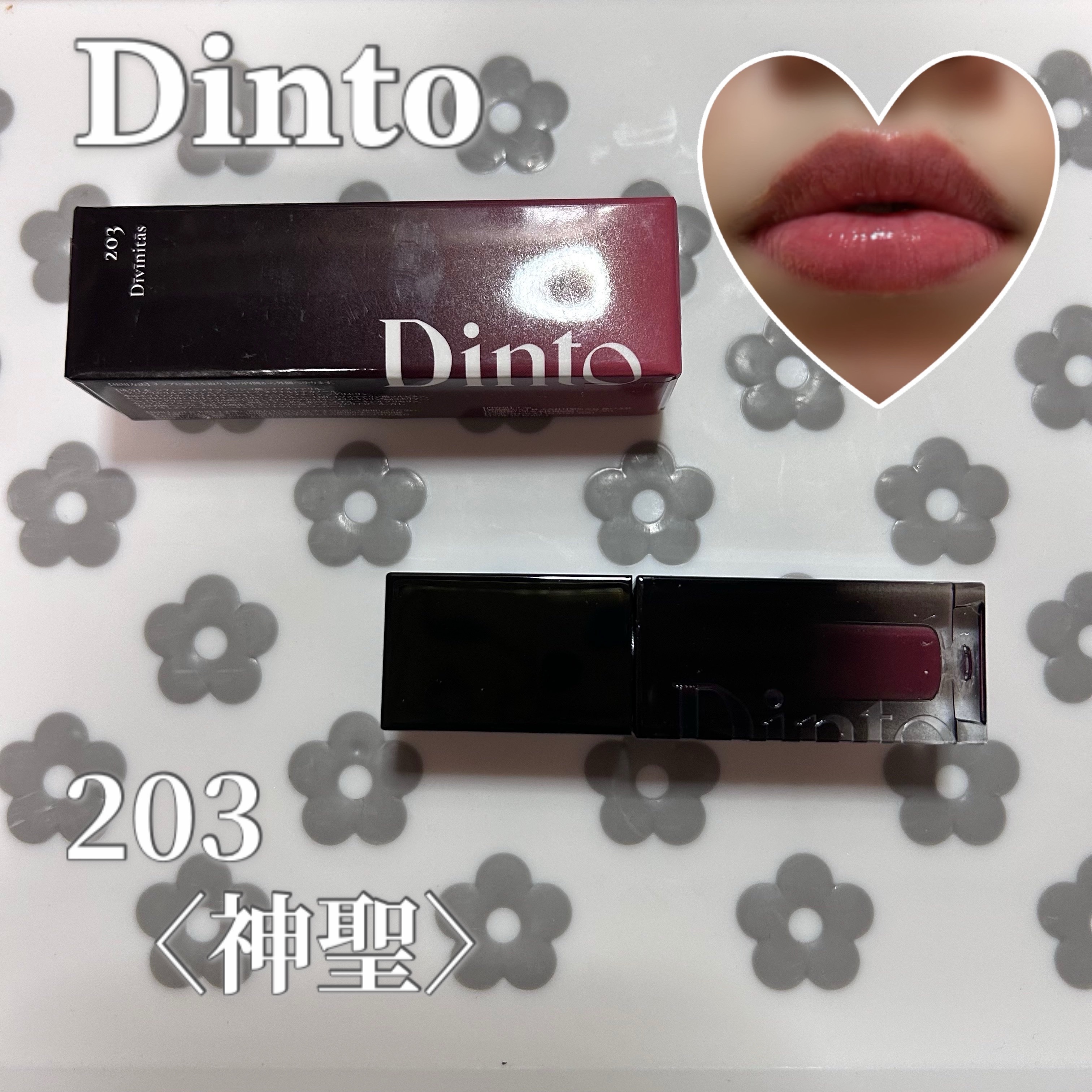 ブラーグロイリップティント/Dinto/リップティントを使ったクチコミ（2枚目）