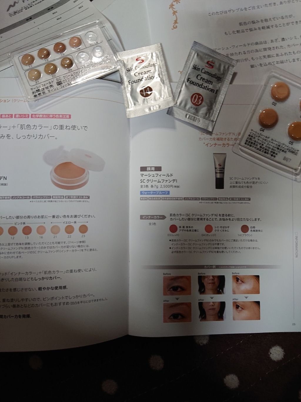 カバーリングツインファンデ/マーシュ・フィールド/パウダーファンデーションを使ったクチコミ（1枚目）