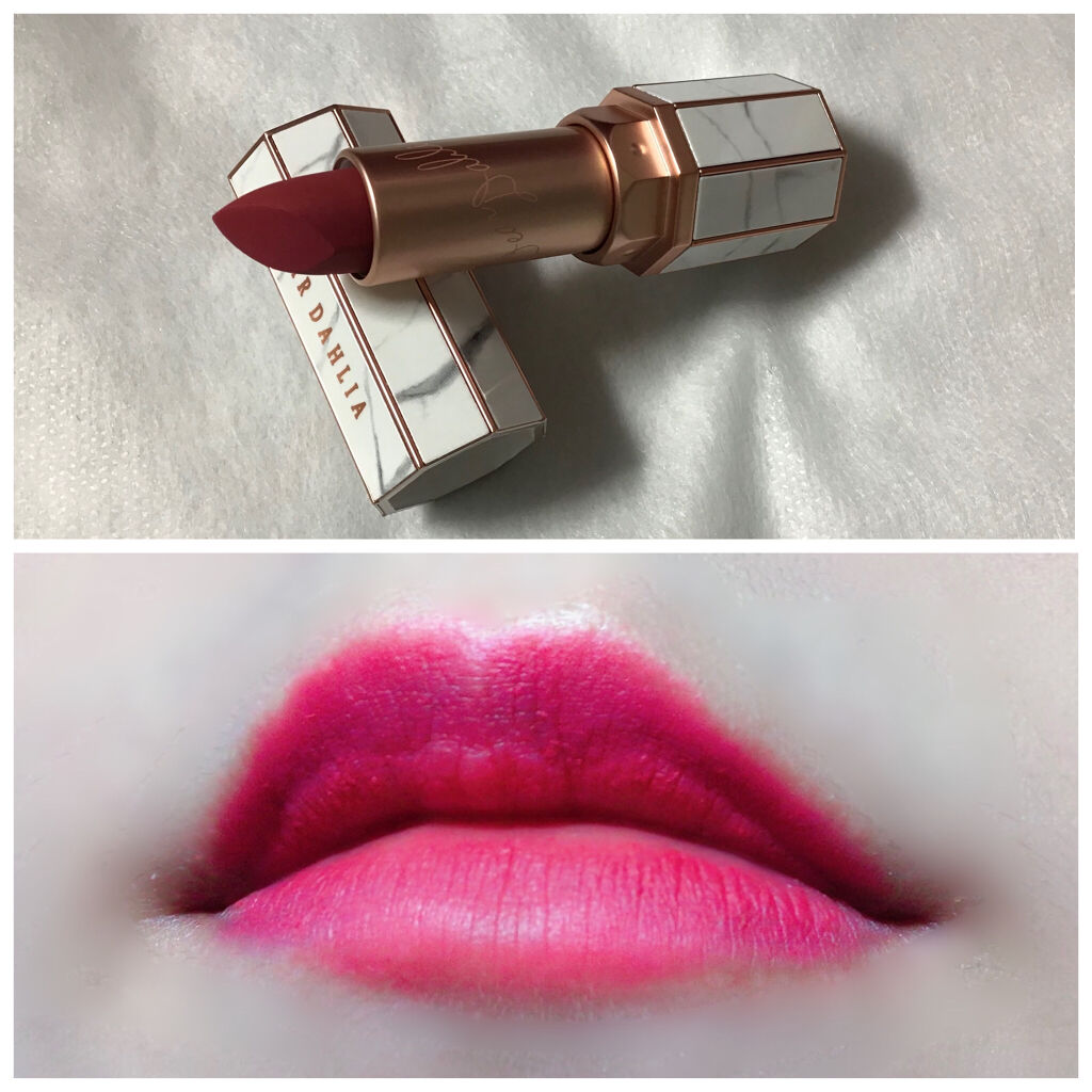 リップ パラダイス エフォートレス マット リップスティック/DEAR DAHLIA/口紅を使ったクチコミ（2枚目）