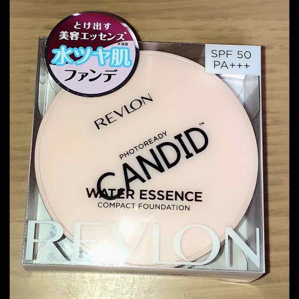 フォトレディ キャンディッド ウォーター エッセンス コンパクト ファンデーション/REVLON/クリーム・エマルジョンファンデーションを使ったクチコミ（1枚目）
