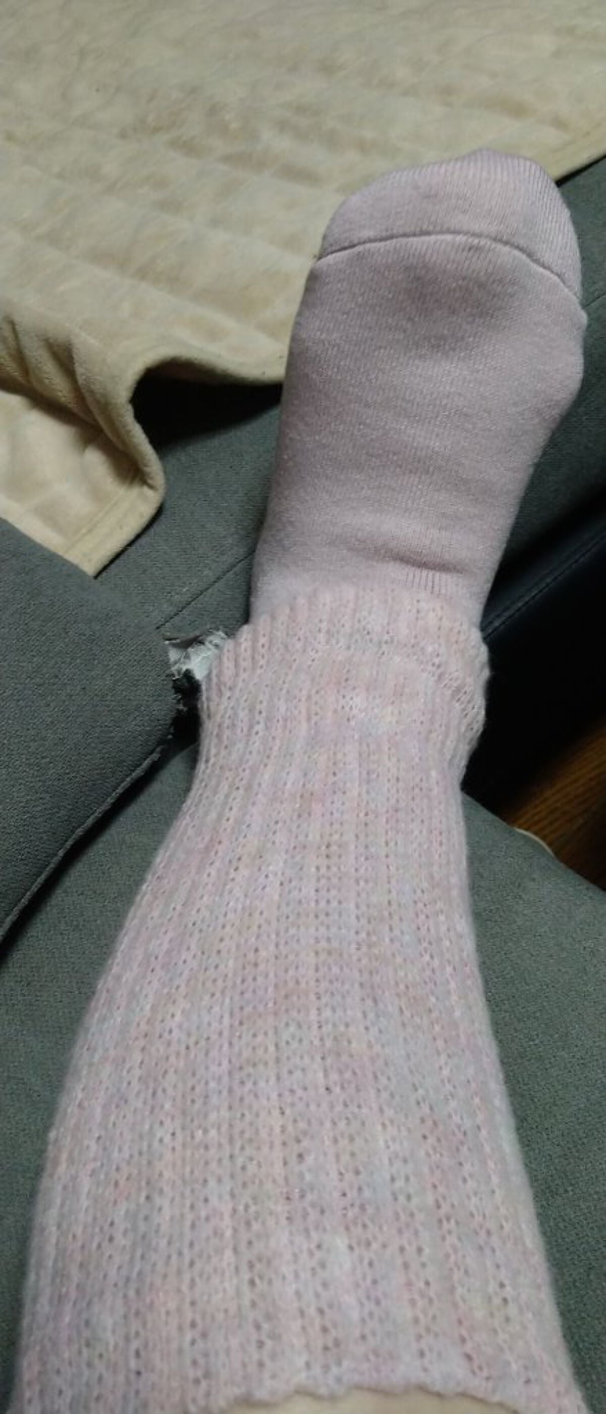 靴下サプリ まるでこたつ レディース ソックス/靴下サプリ/暖かい靴下を使ったクチコミ(2枚目)