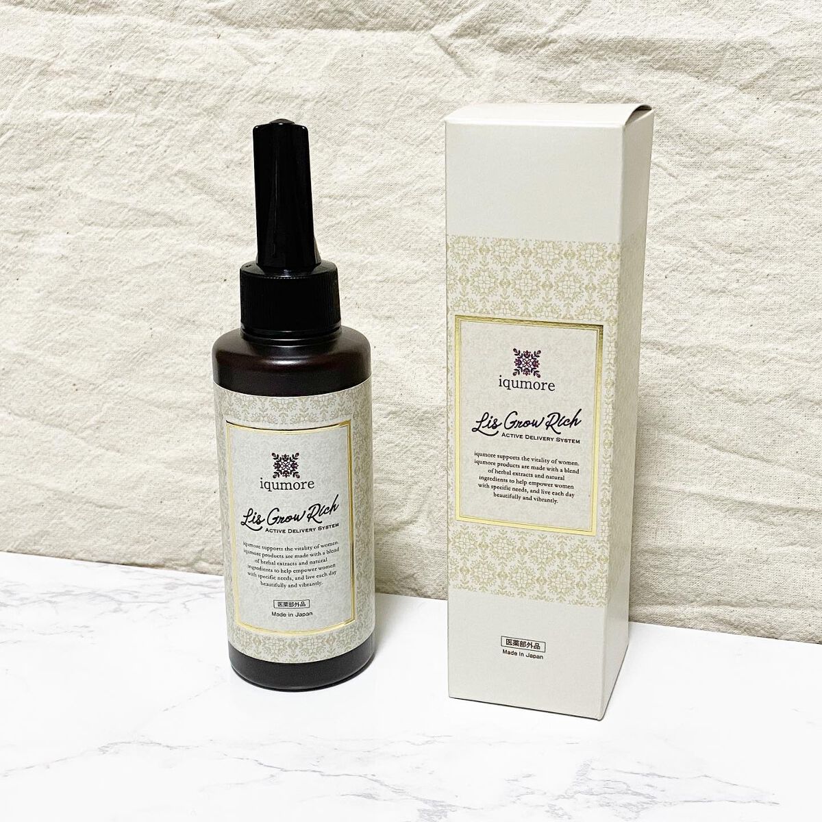 ナノグロウリッチ/iqumore/頭皮ローションを使ったクチコミ（1枚目）