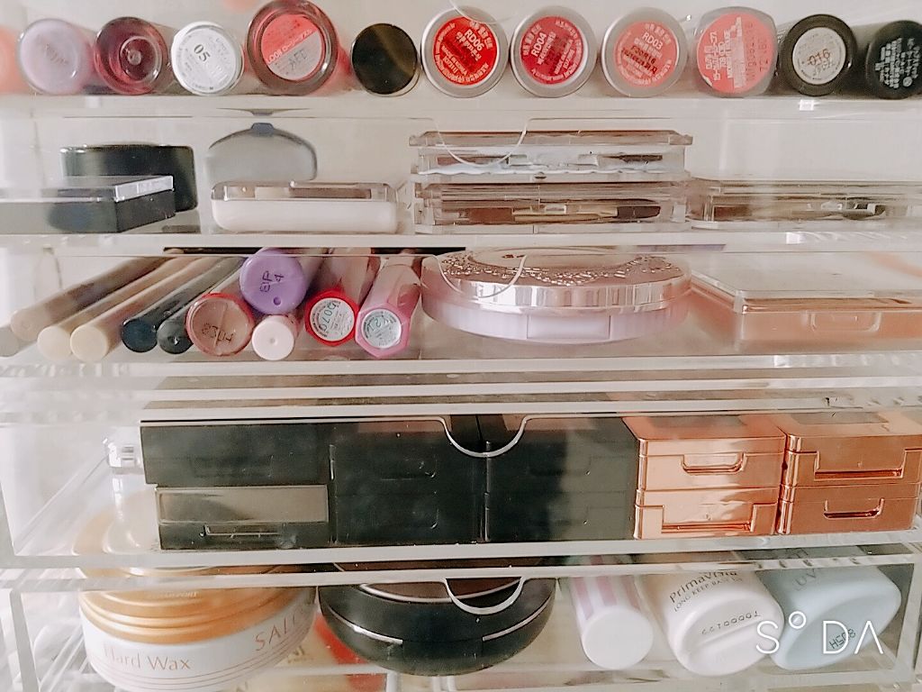 重なるアクリルケース2段引出・大/無印良品/その他化粧小物を使ったクチコミ(1枚目)