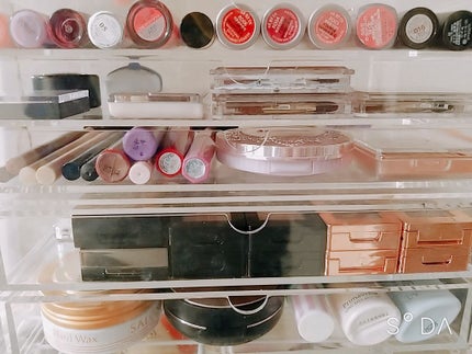 重なるアクリルケース2段引出・大/無印良品/その他化粧小物を使ったクチコミ(1枚目)