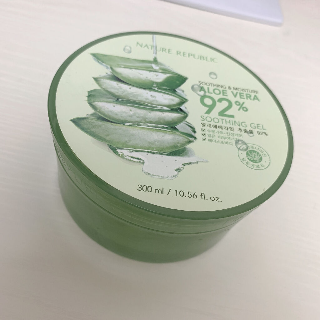 マイルド＆モイスチャーアロエジェル/ネイチャーリパブリック/ボディローションを使ったクチコミ（1枚目）