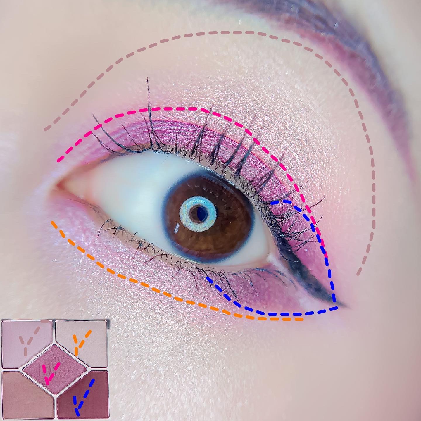 【旧】サンク クルール クチュール/Dior/アイシャドウパレットを使ったクチコミ（2枚目）