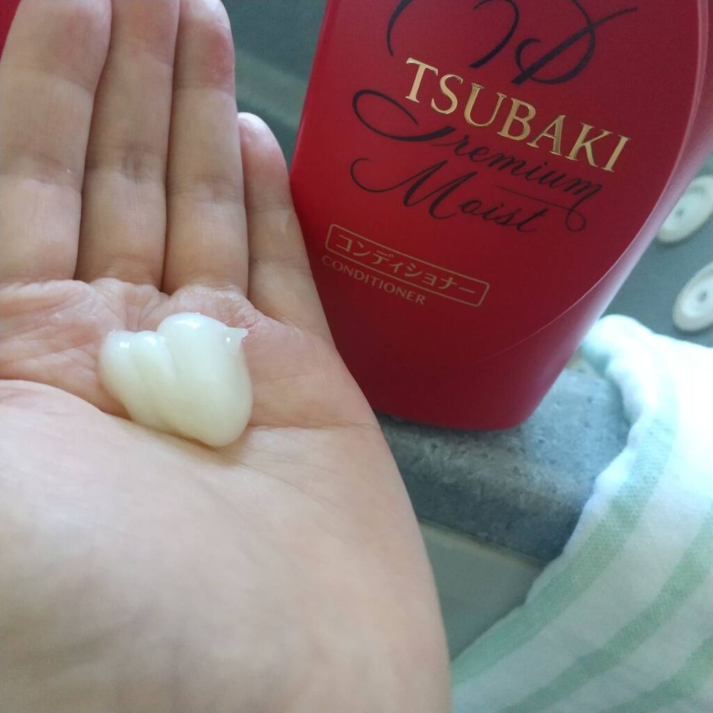 プレミアムモイスト シャンプー／ヘアコンディショナー/TSUBAKI/市販シャンプーを使ったクチコミ（2枚目）