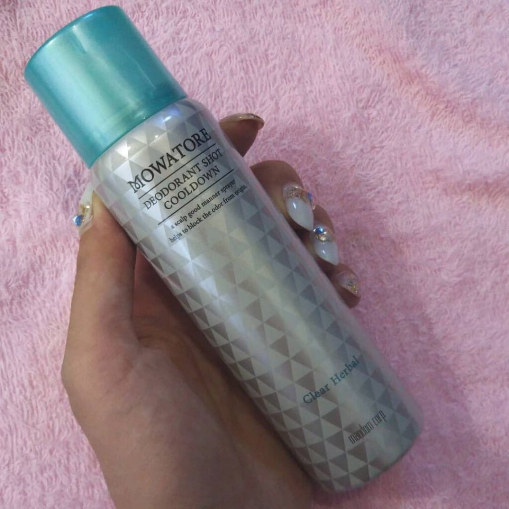 モワトレ 薬用デオドラントショットひんやり クリアハーブ/マンダム/頭皮ケアを使ったクチコミ（2枚目）