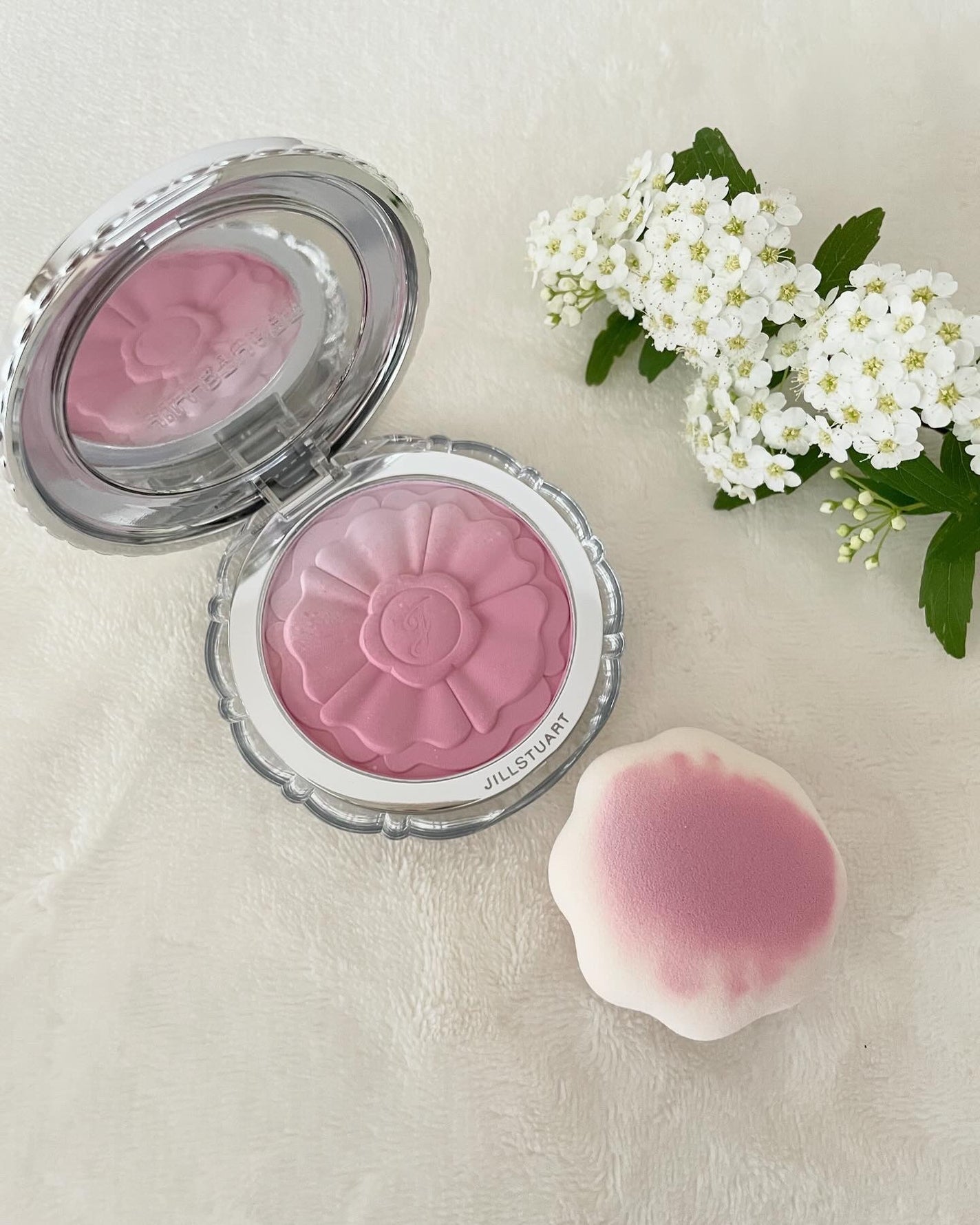 ジルスチュアート パステルペタル ブラッシュ/JILL STUART/パウダーチークを使ったクチコミ(6枚目)