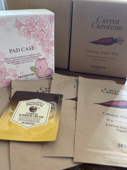 キャロットカロテン カーミングウォーターパッド/SKINFOOD/トナーパッドを使ったクチコミ(1枚目)