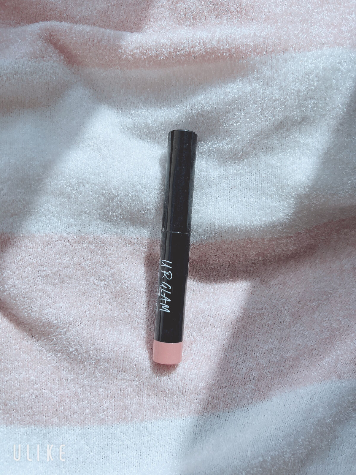 UR GLAM　EYESHADOW STICK 01 ライトピンク/U R GLAM/スティックアイシャドウを使ったクチコミ（3枚目）