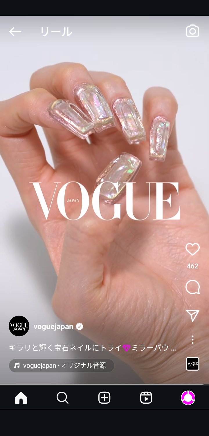 #宝石ネイルのネイルデザイン