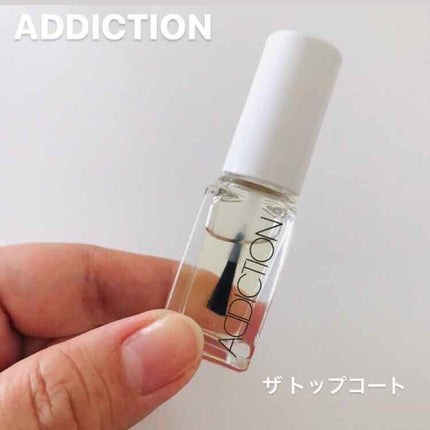 ADDICTION ザ トップコートのクチコミ「
• ADDICTION •
ザ トップコート: 001 crystal
特徴
•オーガニ.....」(1枚目)