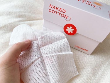 NAKED COTTON TEXTURED/White Rabbit/コットンを使ったクチコミ（3枚目）