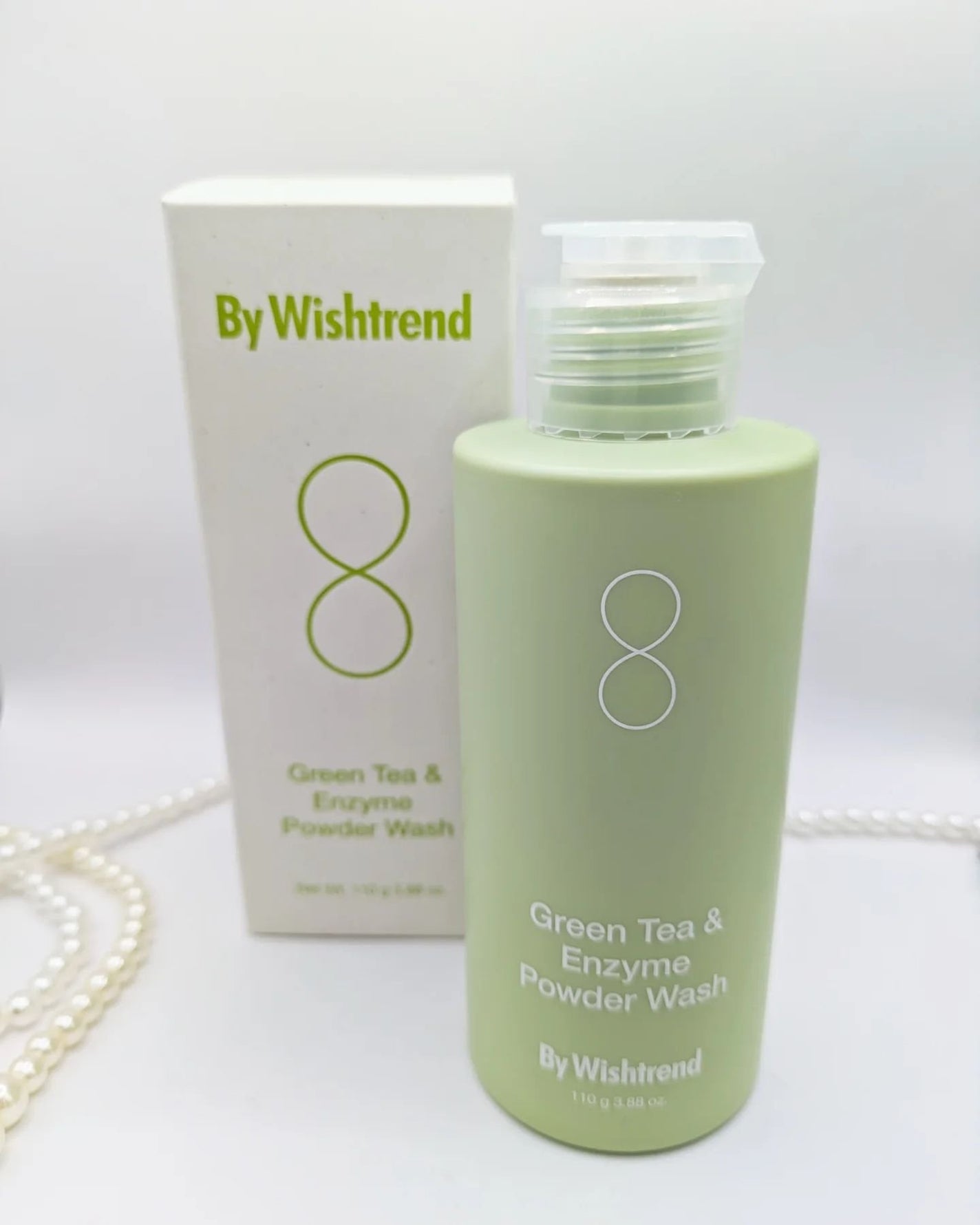 グリーンティー&エンザイムパウダーウォッシュ/By Wishtrend/洗顔パウダーを使ったクチコミ(1枚目)