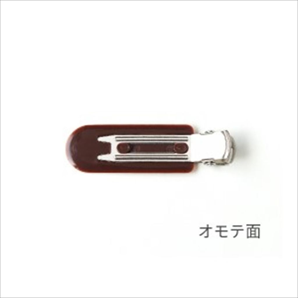 癖がつかない前髪クリップ 黒茶/貝印/ヘアアクセサリーを使ったクチコミ(2枚目)