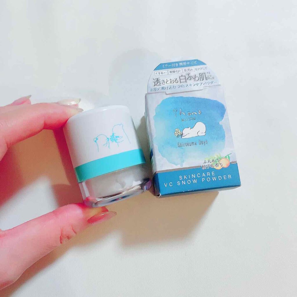 ihana WHITE スキンケアVCスノーパウダー/IHANA/ルースパウダーを使ったクチコミ(1枚目)