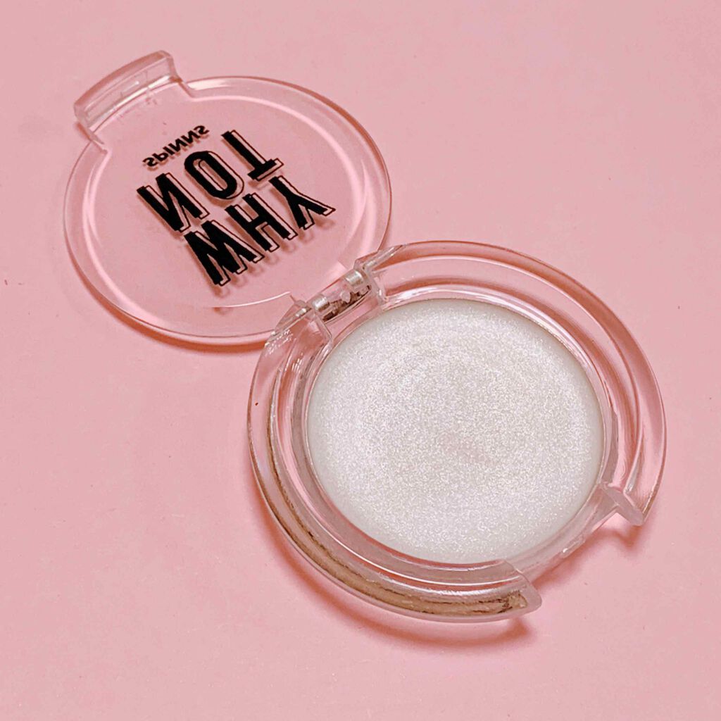 WHY NOT SPINNS クリームアイシャドウ オーロラシルバー/DAISO/ジェル・クリームアイシャドウを使ったクチコミ（1枚目）