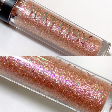 KATTISY Twinkle Beam Glitter Liner/YOUR BRAND/グリッターを使ったクチコミ(5枚目)