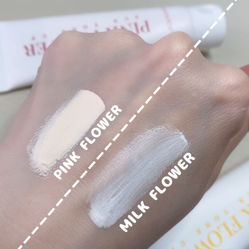 PINK FLOWER SUN TONE UP/BLACK ROUGE/日焼け止めクリームを使ったクチコミ（3枚目）