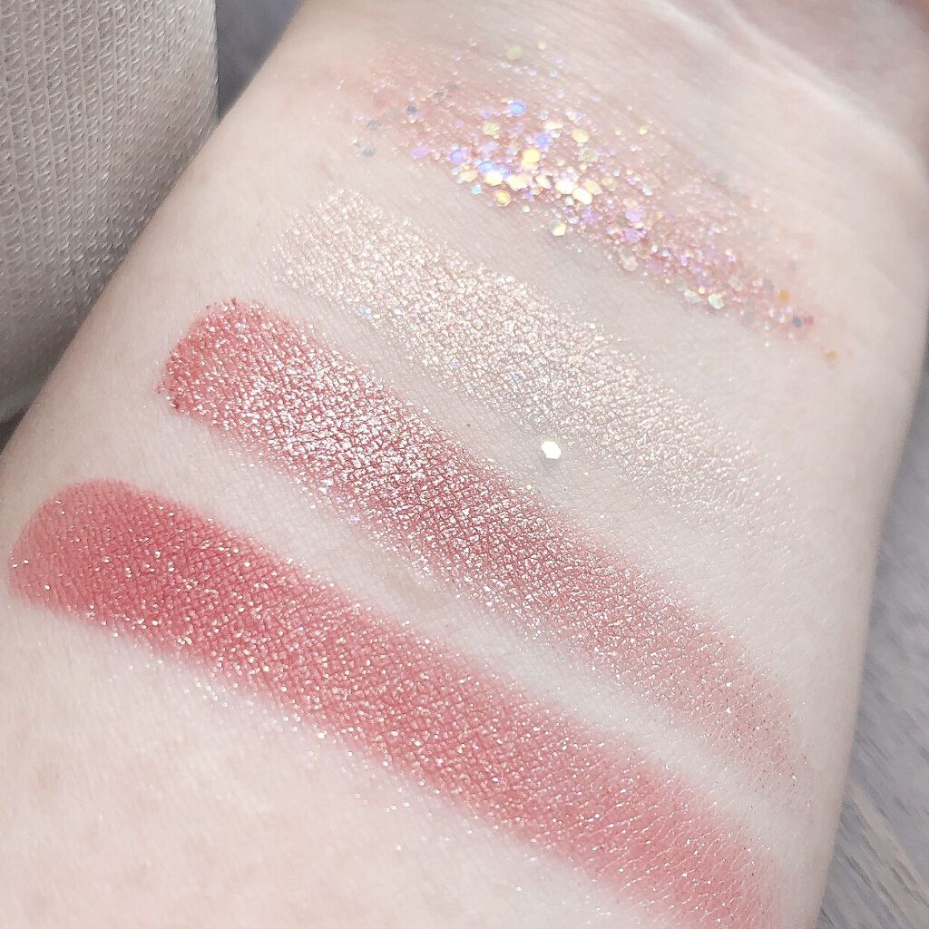 TWINKLE POP Pearl Flex Glitter Eye Palette/CLIO/アイシャドウパレットを使ったクチコミ（3枚目）