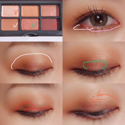 アンラップド ミニアイシャドーパレット LAGUNA /NARS/アイシャドウパレットを使ったクチコミ(5枚目)