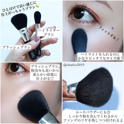 NARS ミニブラシセットのクチコミ「💎持ち運びにも便利なNARS限定ミニブラシ
💎肌あたりも柔らかく、色んな用途で使い.....」(2枚目)